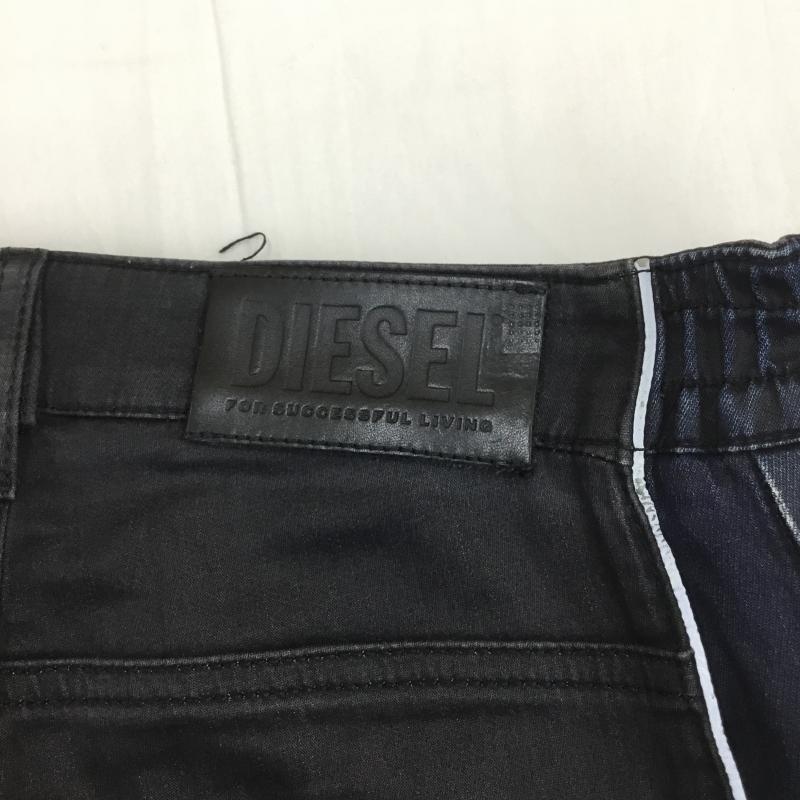 ディーゼル DIESEL パンツ デニム、ジーンズ KROOLEY JOGG TAPERED 26インチ 無地 黒 / ブラック / メンズ USED 古着 中古 10095868