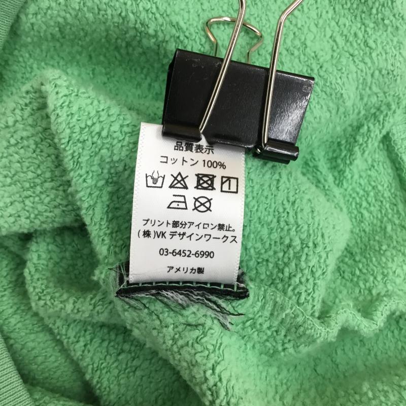 ガールズドントクライ Girls Don't Cry パーカー 長袖 LOGO HOODIE ミント ミントグリーン MINT S ロゴ、文字 緑 / グリーン / メンズ USED 古着 中古 10095871