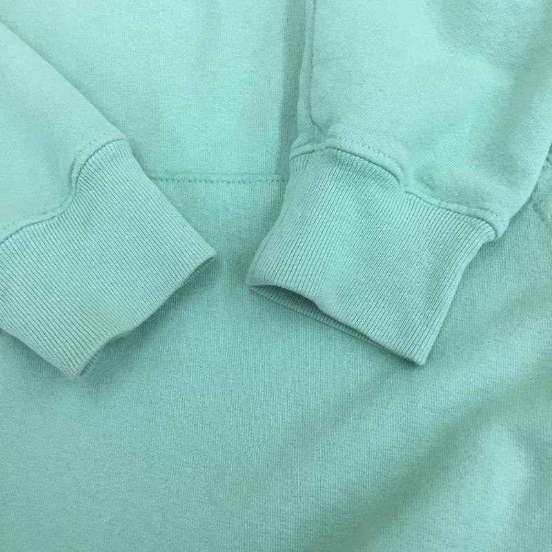 ガールズドントクライ Girls Don't Cry パーカー 長袖 LOGO HOODIE ミント ミントグリーン MINT S ロゴ、文字 緑 / グリーン / メンズ USED 古着 中古 10095871