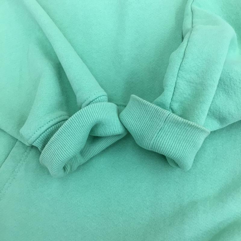 ガールズドントクライ Girls Don't Cry パーカー 長袖 LOGO HOODIE ミント ミントグリーン MINT S ロゴ、文字 緑 / グリーン / メンズ USED 古着 中古 10095871