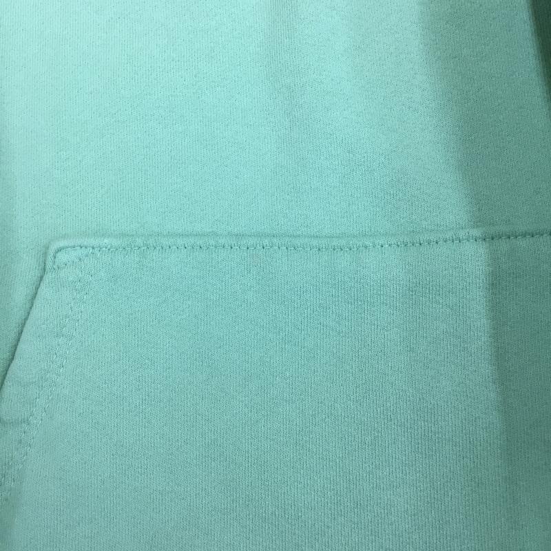 ガールズドントクライ Girls Don't Cry パーカー 長袖 LOGO HOODIE ミント ミントグリーン MINT S ロゴ、文字 緑 / グリーン / メンズ USED 古着 中古 10095871