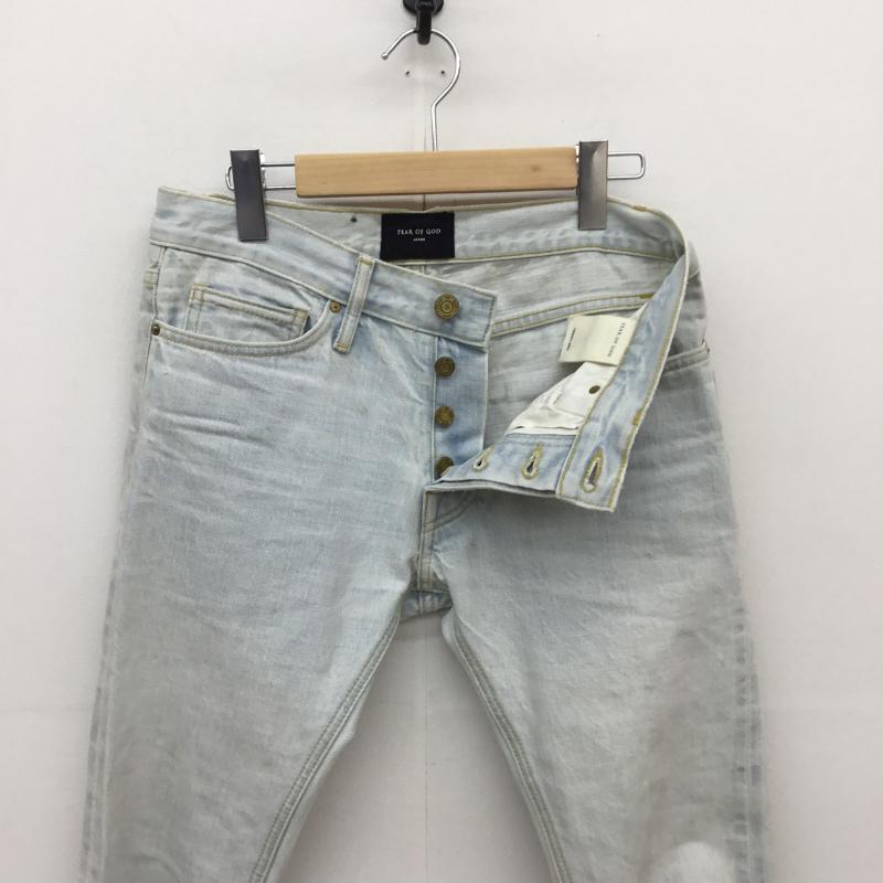 フィアーオブゴッド Fear of God パンツ デニム、ジーンズ Fifth Collection スキニーデニム 29インチ インディゴ / インディゴ / メンズ USED 古着 中古 10095875