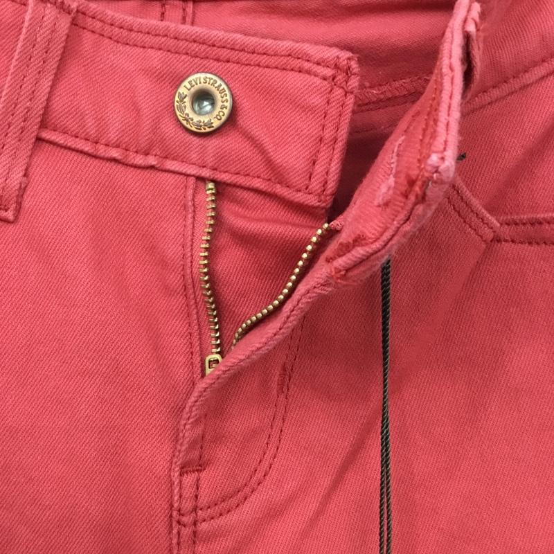 リーバイス Levi's パンツ デニム、ジーンズ M-58737-00L24 Legging W25/63 無地 赤 / レッド / レディース USED 古着 中古 10095897