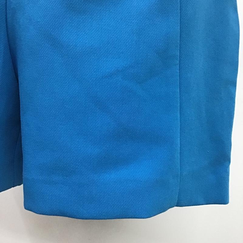 ザラ ZARA パンツ ショートパンツ 1608 025 402 フロントボタン S 無地 青 / ブルー / レディース USED 古着 中古 10095911