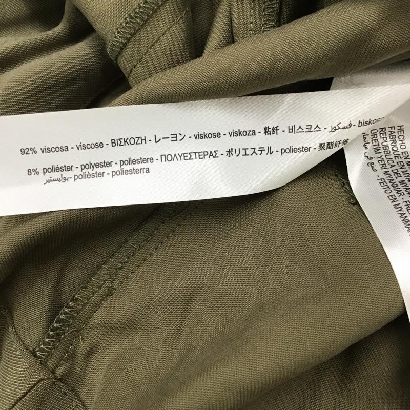 ザラ ZARA カーディガン 長袖 3046 030 505 S 無地 カーキ / カーキ / レディース USED 古着 中古 10095946
