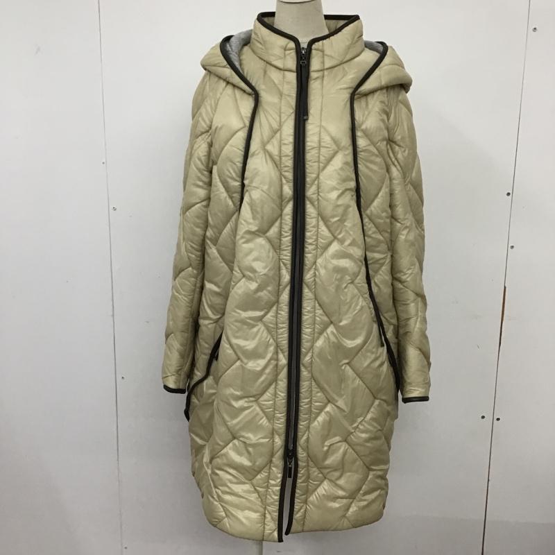 ヒロココシノ HIROKO KOSHINO コート コート一般 RHUAJ-41890 キルトパイピングコート キルト 38 無地 ベージュ / ベージュ / レディース USED 古着 中古 10095981