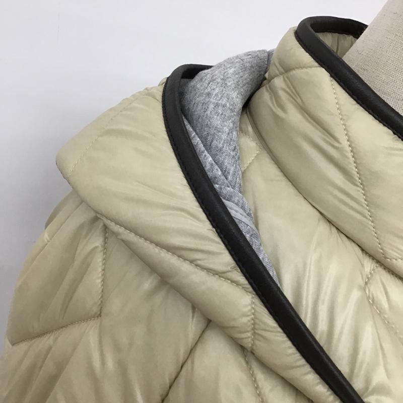 ヒロココシノ HIROKO KOSHINO コート コート一般 RHUAJ-41890 キルトパイピングコート キルト 38 無地 ベージュ / ベージュ / レディース USED 古着 中古 10095981
