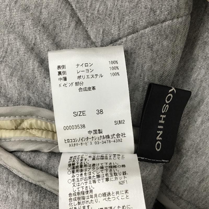 ヒロココシノ HIROKO KOSHINO コート コート一般 RHUAJ-41890 キルトパイピングコート キルト 38 無地 ベージュ / ベージュ / レディース USED 古着 中古 10095981