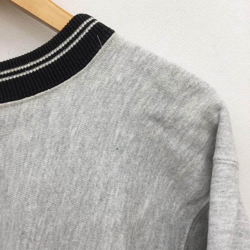 チャンピオン Champion トレーナー 長袖 REVERSE WEAVE リバースウィーブ 90s USA製 L ロゴ、文字 X 刺繍 灰 / グレー / メンズ USED 古着 中古 10095992