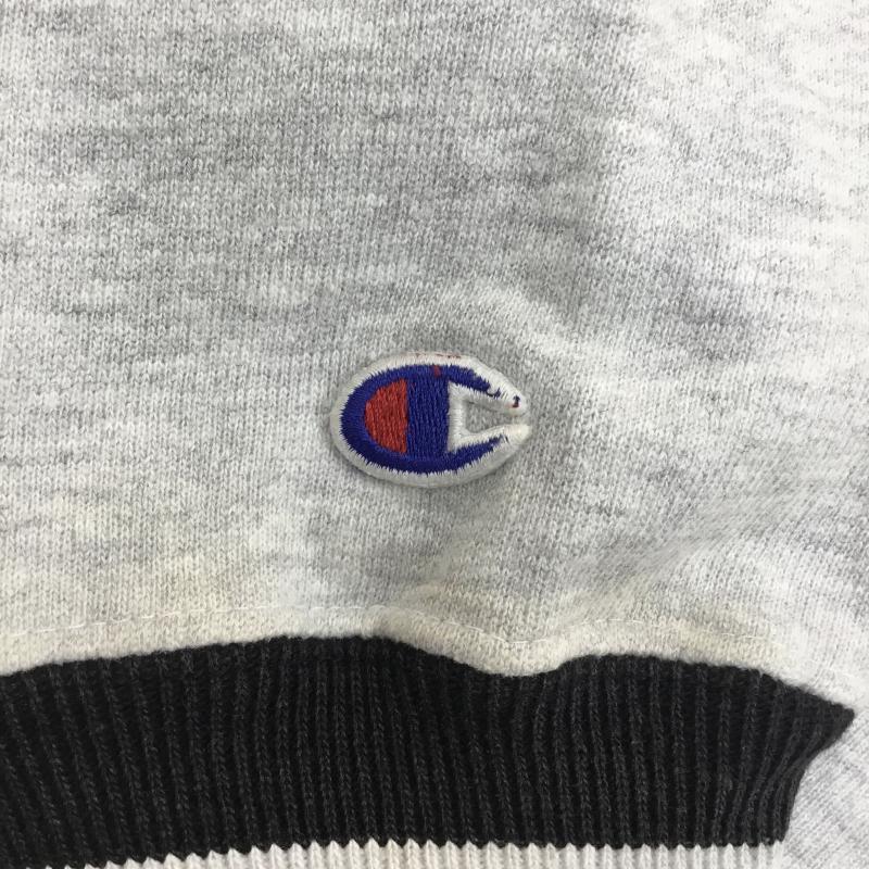 チャンピオン Champion トレーナー 長袖 REVERSE WEAVE リバースウィーブ 90s USA製 L ロゴ、文字 X 刺繍 灰 / グレー / メンズ USED 古着 中古 10095992