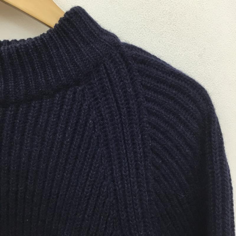 ザノースフェイス THE NORTH FACE ニット、セーター 長袖 90s 復刻 茶タグ LL 無地 紺 / ネイビー / メンズ USED 古着 中古 10095993