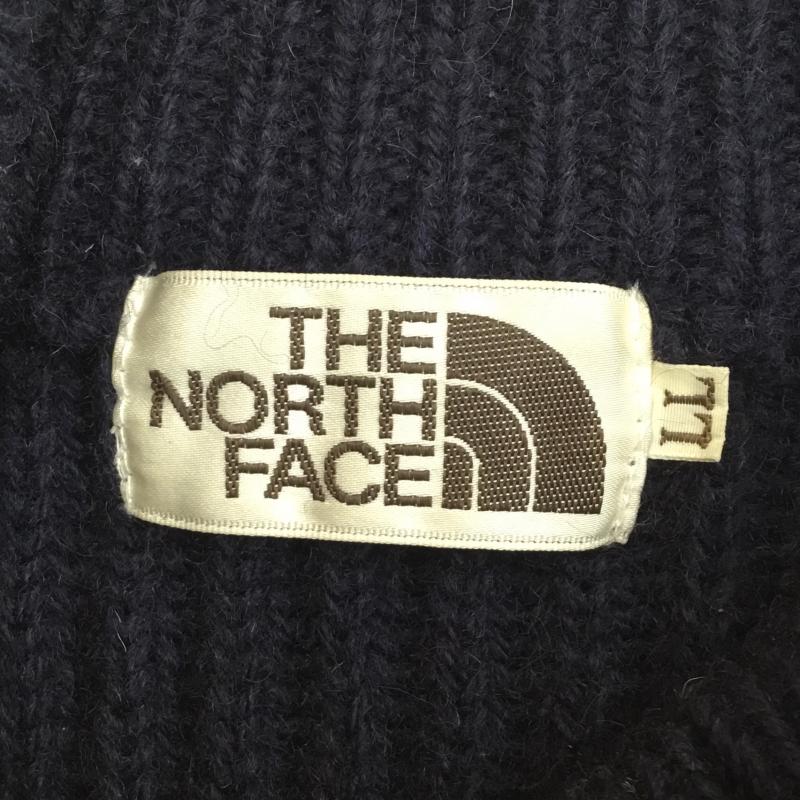 ザノースフェイス THE NORTH FACE ニット、セーター 長袖 90s 復刻 茶タグ LL 無地 紺 / ネイビー / メンズ USED 古着 中古 10095993