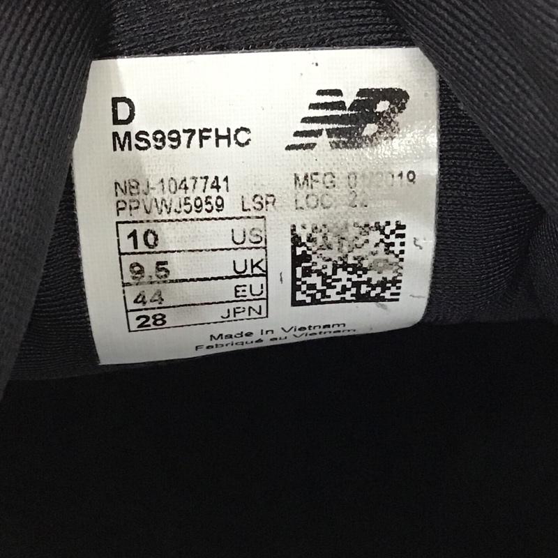 ニューバランス New Balance スニーカー スニーカー MS997FHC 28cm 箱有 28.0cm ロゴ、文字 黒 / ブラック / X 青 / ブルー / X 白 / ホワイト / メンズ USED 古着 中古 10096003
