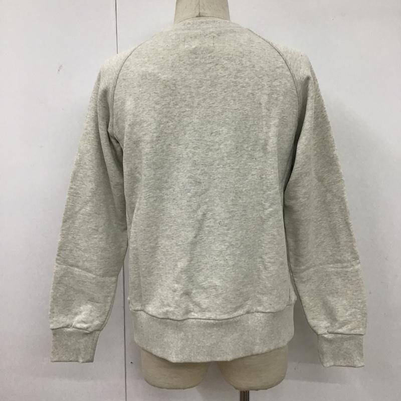 サカイ Sacai トレーナー 長袖 21-0296S sacai×A.P.C.ロゴスウェット コラボ 長袖カットソー トレーナー XS ロゴ、文字 灰 / グレー / メンズ USED 古着 中古 10096021