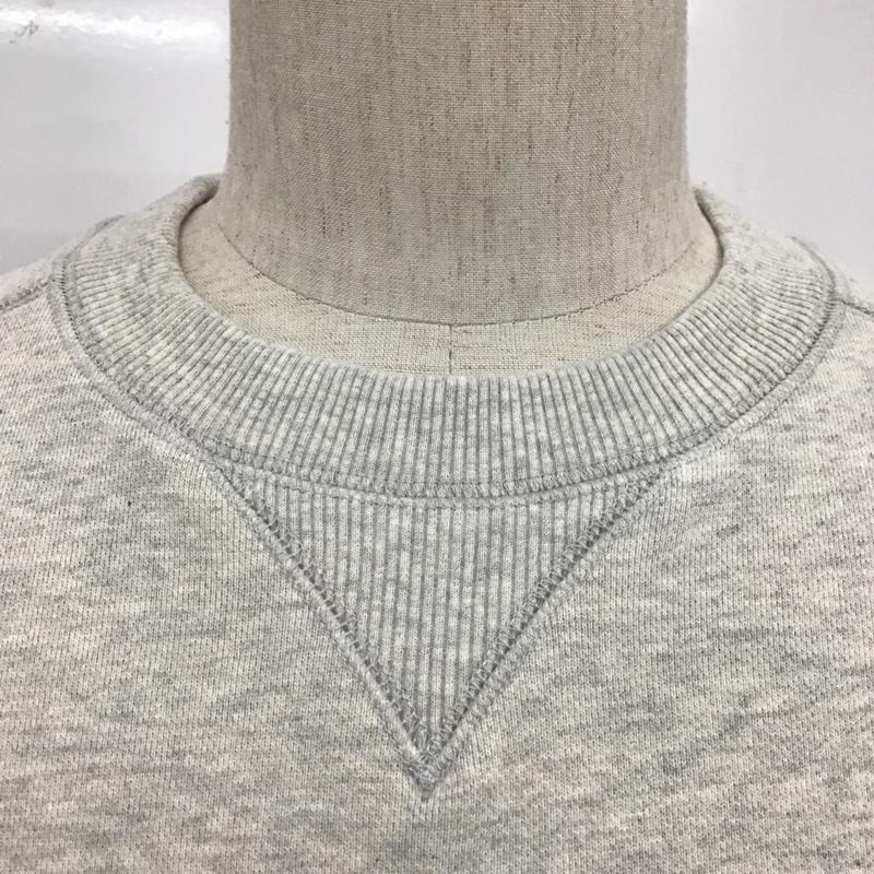 サカイ Sacai トレーナー 長袖 21-0296S sacai×A.P.C.ロゴスウェット コラボ 長袖カットソー トレーナー XS ロゴ、文字 灰 / グレー / メンズ USED 古着 中古 10096021