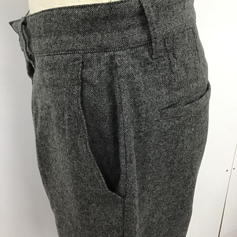 ハレ HARE パンツ スラックス カジュアルパンツ 総柄パンツ ストレートパンツ ワイドパンツ センタータック 32インチ 総柄 灰 / グレー / メンズ USED 古着 中古 10096052