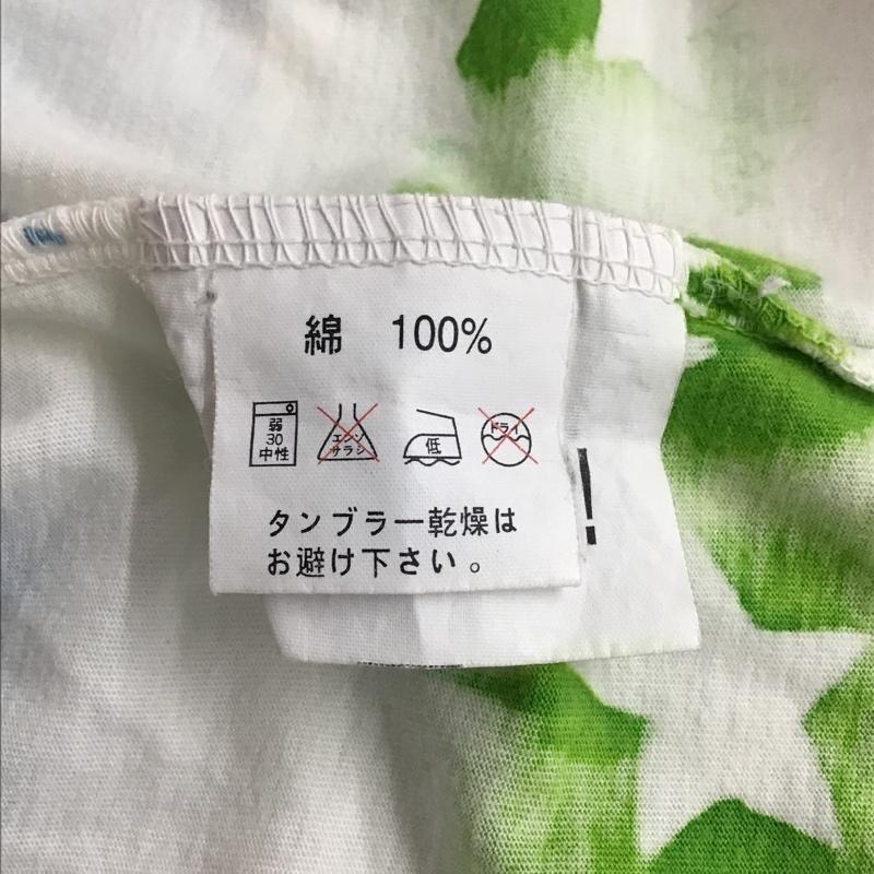 ガイジンメイド GAIJIN MADE Tシャツ 半袖 星柄 クルーネック 総柄 白 / ホワイト / X 赤 / レッド / X 水色 / ライトブルー / X 薄緑 / ライトグリーン /  メンズ USED 古着 中古 10096086