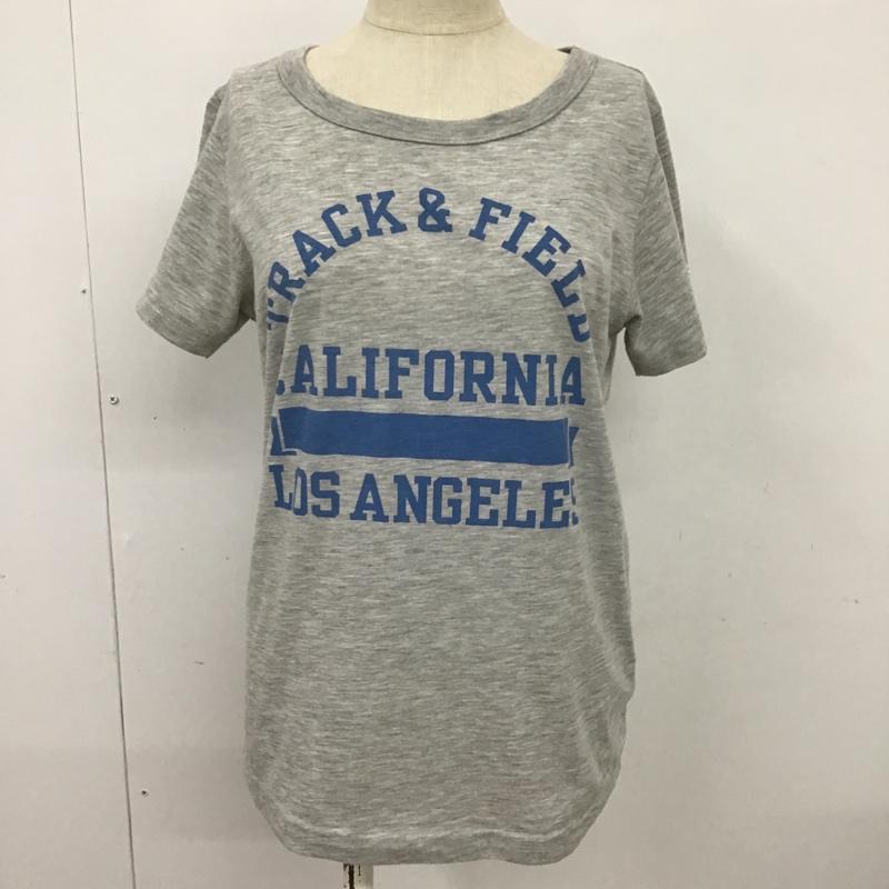 チャンピオン Champion Tシャツ 半袖 CW-T371R ロゴ L ロゴ、文字 灰 / グレー / レディース USED 古着 中古 10096090