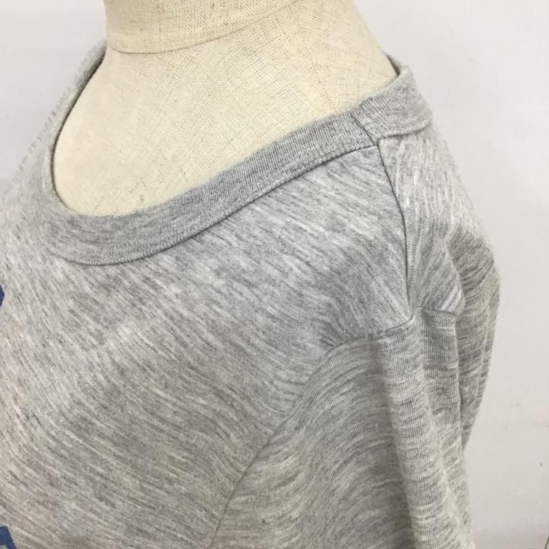 チャンピオン Champion Tシャツ 半袖 CW-T371R ロゴ L ロゴ、文字 灰 / グレー / レディース USED 古着 中古 10096090