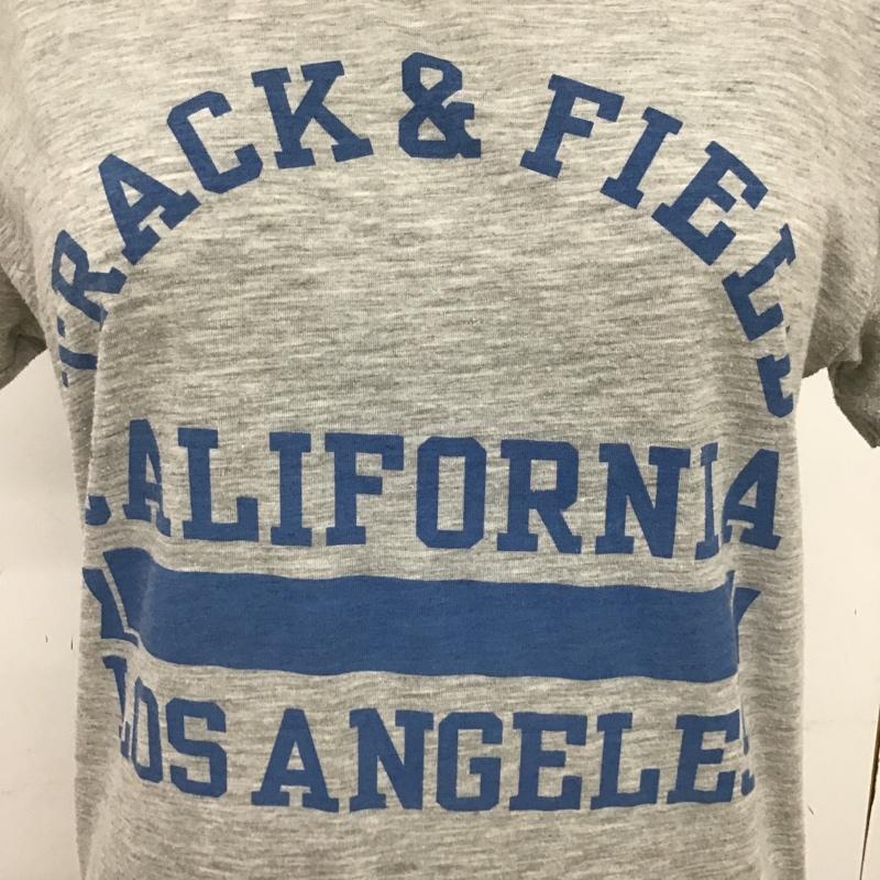チャンピオン Champion Tシャツ 半袖 CW-T371R ロゴ L ロゴ、文字 灰 / グレー / レディース USED 古着 中古 10096090