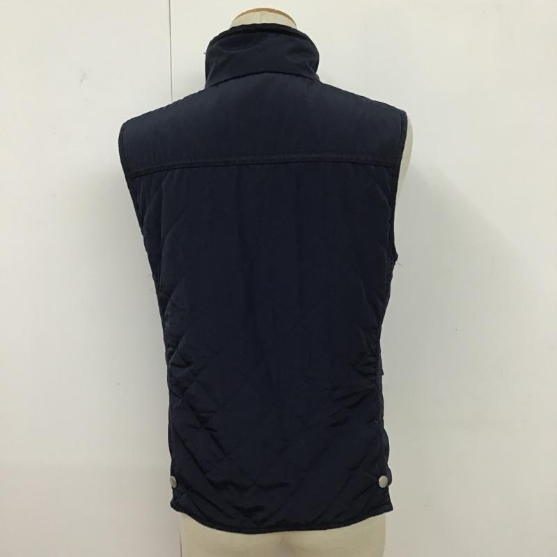 ザラメン ZARA MAN ベスト ベスト 6398 658 401 キルティング M 無地 紺 / ネイビー / メンズ USED 古着 中古 10096101
