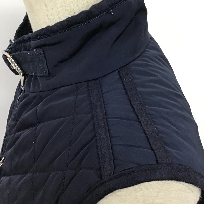ザラメン ZARA MAN ベスト ベスト 6398 658 401 キルティング M 無地 紺 / ネイビー / メンズ USED 古着 中古 10096101