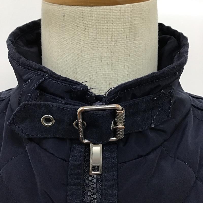 ザラメン ZARA MAN ベスト ベスト 6398 658 401 キルティング M 無地 紺 / ネイビー / メンズ USED 古着 中古 10096101