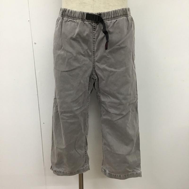 グラミチ GRAMICCI ボトムス ボトムス クライミングパンツ ワイド クロップド丈 M ロゴ、文字 灰 / グレー / メンズ USED 古着 中古 10096106