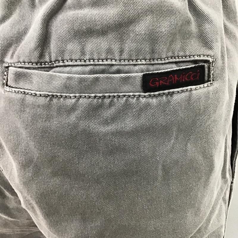 グラミチ GRAMICCI ボトムス ボトムス クライミングパンツ ワイド クロップド丈 M ロゴ、文字 灰 / グレー / メンズ USED 古着 中古 10096106