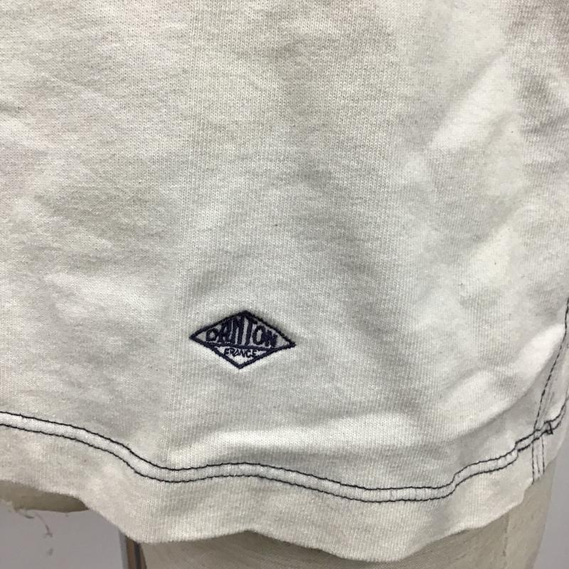 ダントン Danton Tシャツ 半袖 20S-HS-001 40 ロゴ、文字 アイボリー / アイボリー / メンズ USED 古着 中古 10096113