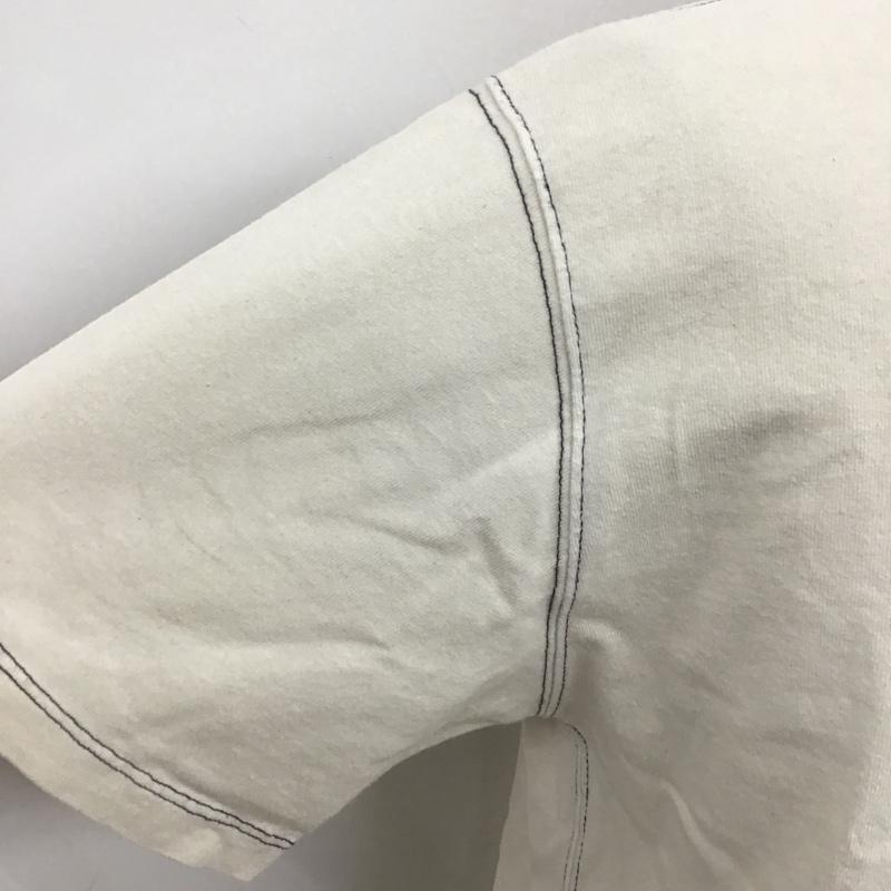 ダントン Danton Tシャツ 半袖 20S-HS-001 40 ロゴ、文字 アイボリー / アイボリー / メンズ USED 古着 中古 10096113