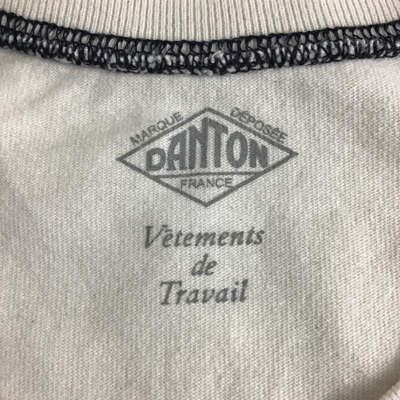ダントン Danton Tシャツ 半袖 20S-HS-001 40 ロゴ、文字 アイボリー / アイボリー / メンズ USED 古着 中古 10096113