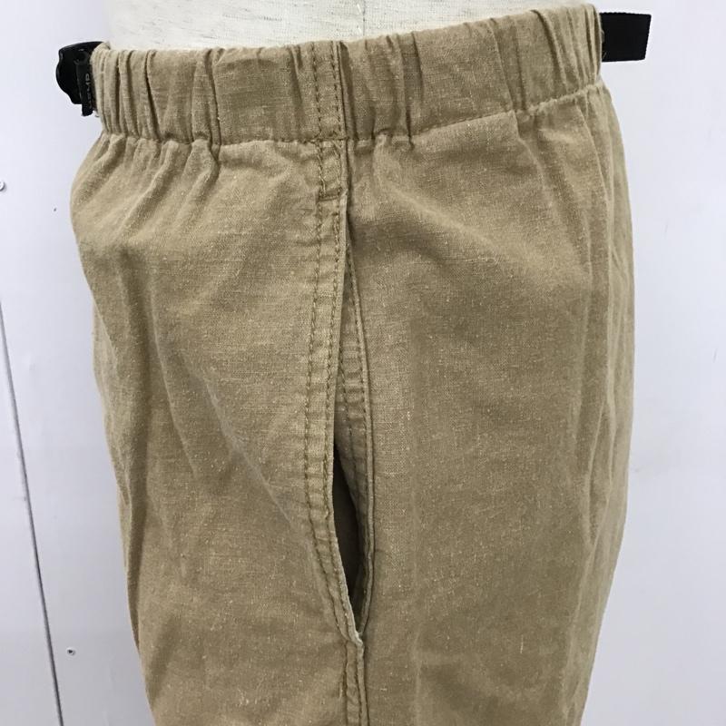 マナスタッシュ MANASTASH ボトムス ボトムス 7196006 ライトクロップドパンツ M ロゴ、文字 茶 / ブラウン / メンズ USED 古着 中古 10096116