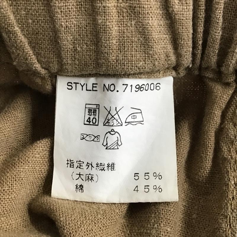 マナスタッシュ MANASTASH ボトムス ボトムス 7196006 ライトクロップドパンツ M ロゴ、文字 茶 / ブラウン / メンズ USED 古着 中古 10096116