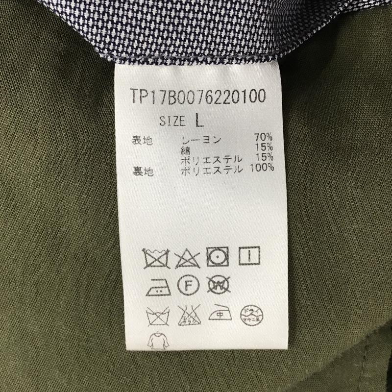 チャオパニックティピー CIAOPANIC TYPY ジャケット、上着 ジャケット、ブレザー TP17B0076220100 テーラード L 無地 カーキ / カーキ / メンズ USED 古着 中古 10096124