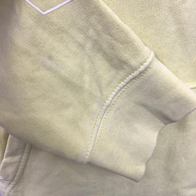 アメリカンイーグル AMERICANEAGLE パーカー 長袖 プルオーバー フーディー スウェット XS ロゴ、文字 黄 / イエロー / メンズ USED 古着 中古 10096125