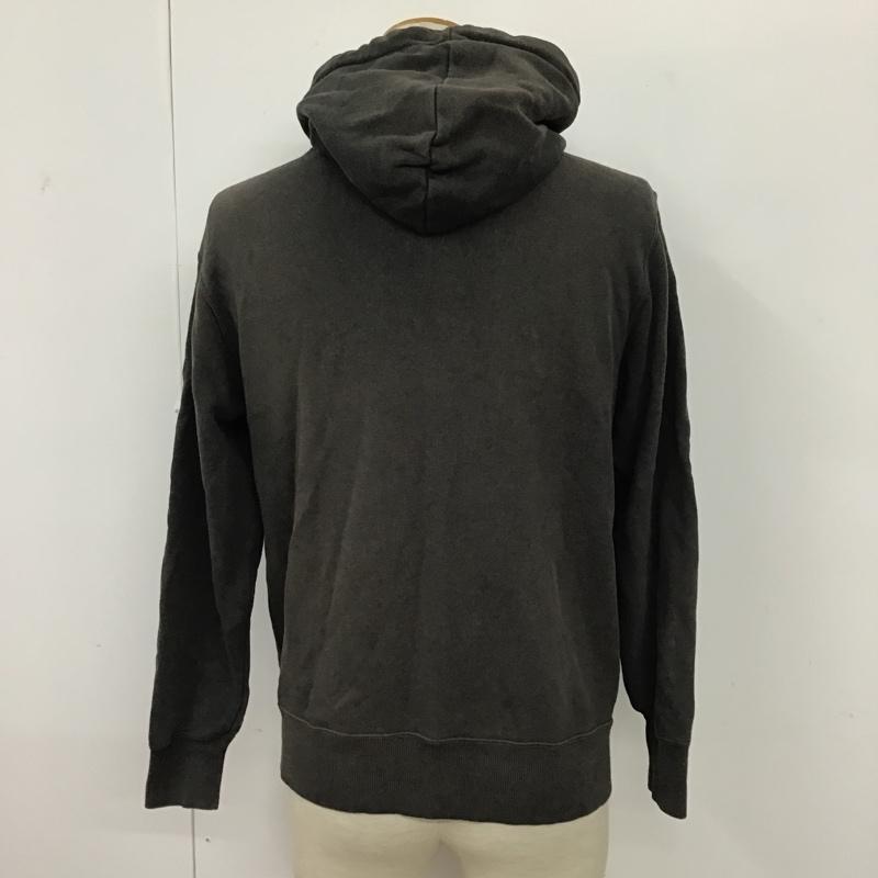 チャンピオン Champion パーカー 長袖 C3-C118 プルオーバー フーディー M ワンポイント 黒 / ブラック / メンズ USED 古着 中古 10096128