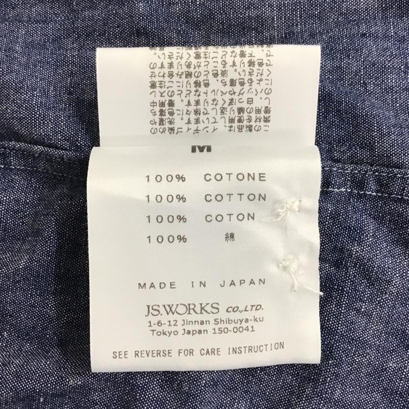 ジャーナルスタンダード トライセクト JOURNAL STANDARD TRISECT シャツ、ブラウス 長袖 15-050-640-0060-3-0 ボタンダウン M 無地 青 / ブルー /  メンズ USED 古着 中古 10096135