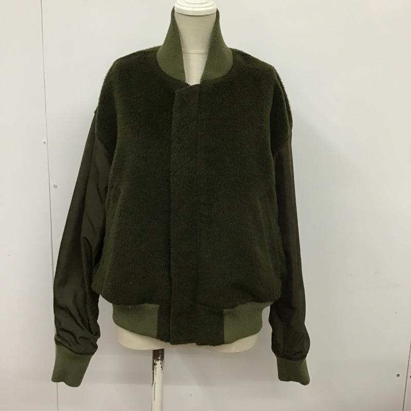 ラグナムーン LAGUNAMOON ジャケット、上着 ジャンパー、ブルゾン 031530101401 リバーシブル ボア MA-1 M 無地 カーキ / カーキ / レディース USED 古着 中古 10096138