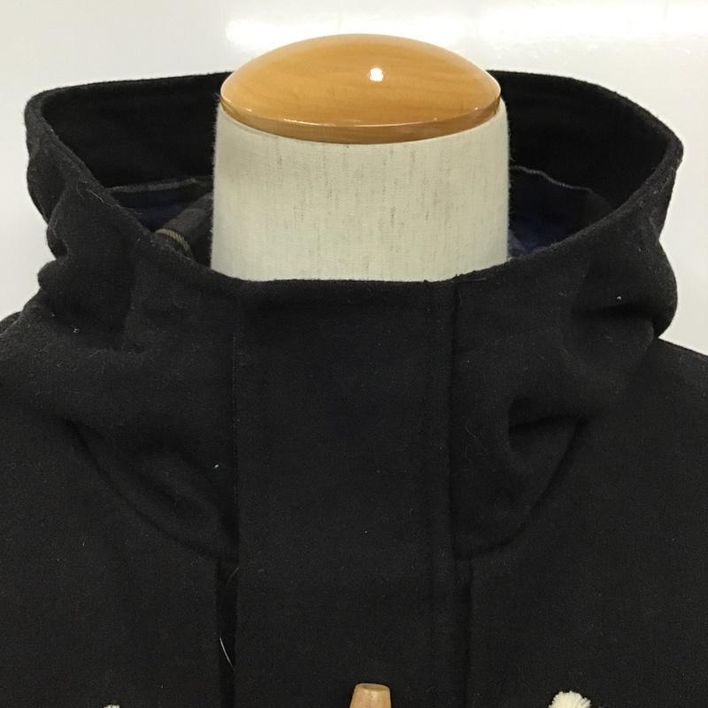 ダブルスティール DOUBLE STEAL コート コート一般 ダッフルコート バックロゴ XL 刺繍 黒 / ブラック / メンズ USED 古着 中古 10096139