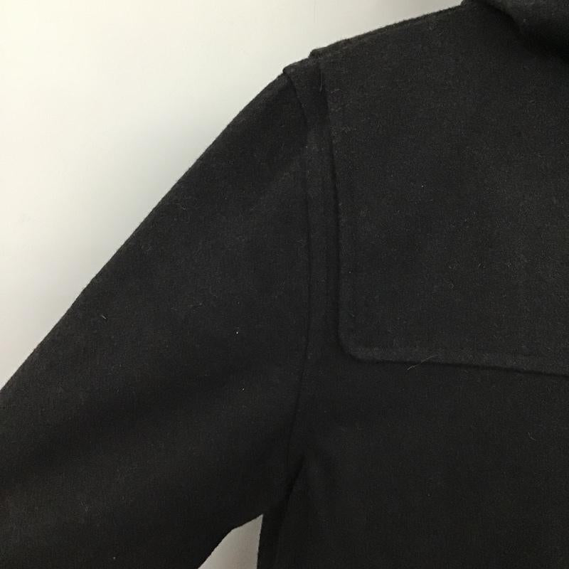 ダブルスティール DOUBLE STEAL コート コート一般 ダッフルコート バックロゴ XL 刺繍 黒 / ブラック / メンズ USED 古着 中古 10096139