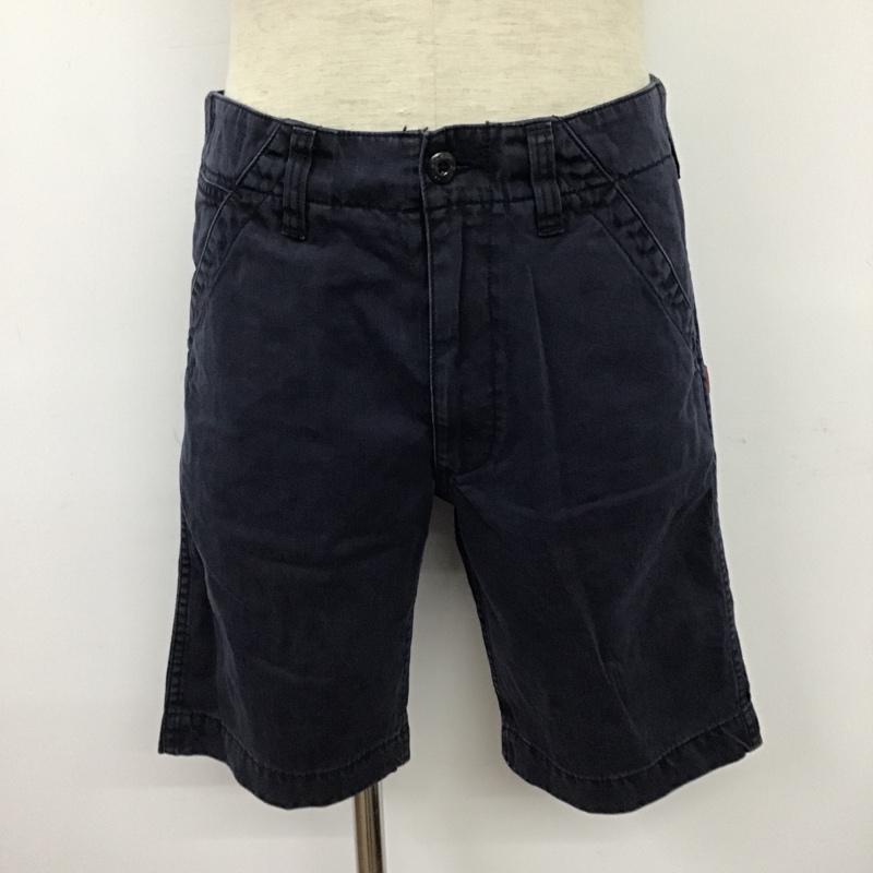 ダブルタップス W)TAPS パンツ ショートパンツ 141GWDT-PTM13 コットン BUDS SHORTS 1 無地 紺 / ネイビー / メンズ USED 古着 中古 10096140