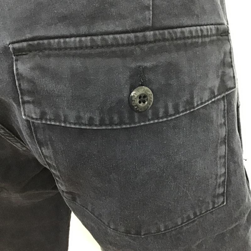 ダブルタップス W)TAPS パンツ ショートパンツ 141GWDT-PTM13 コットン BUDS SHORTS 1 無地 紺 / ネイビー / メンズ USED 古着 中古 10096140