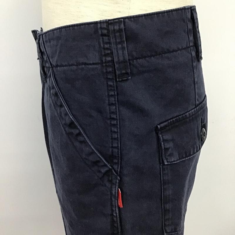 ダブルタップス W)TAPS パンツ ショートパンツ 141GWDT-PTM13 コットン BUDS SHORTS 1 無地 紺 / ネイビー / メンズ USED 古着 中古 10096140