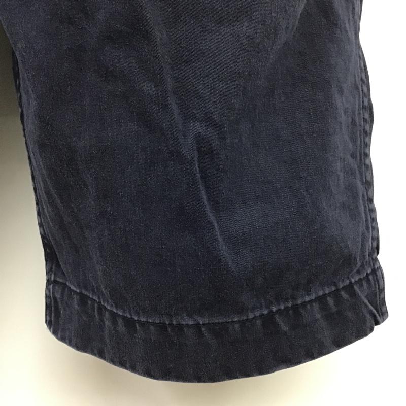 ダブルタップス W)TAPS パンツ ショートパンツ 141GWDT-PTM13 コットン BUDS SHORTS 1 無地 紺 / ネイビー / メンズ USED 古着 中古 10096140