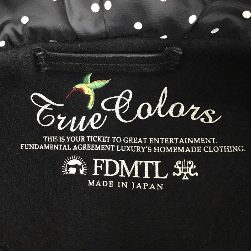 ファンダメンタルアグリーメントラグジュアリー FUNDAMENTALAGREEMENTLUXURY コート コート一般 ウール フード L 無地 黒 / ブラック / メンズ USED 古着 中古 10096170
