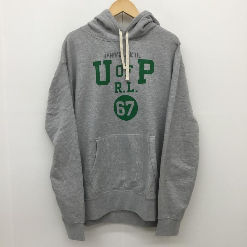 ポロラルフローレン POLO RALPH LAUREN パーカー 長袖 タグ付 L ロゴ、文字 灰 / グレー / メンズ USED 古着 中古 10096179