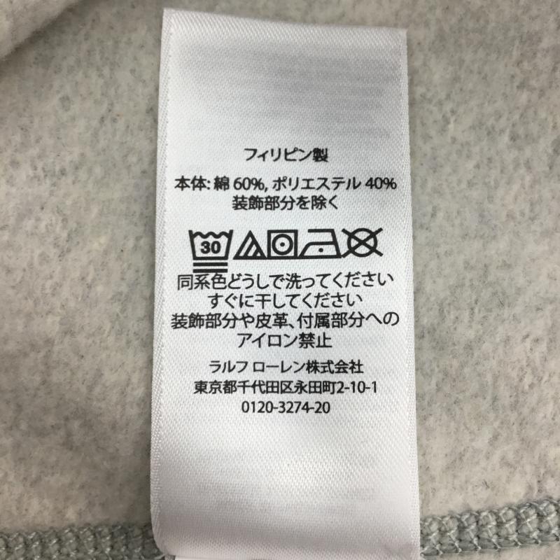 ポロラルフローレン POLO RALPH LAUREN パーカー 長袖 タグ付 L ロゴ、文字 灰 / グレー / メンズ USED 古着 中古 10096179