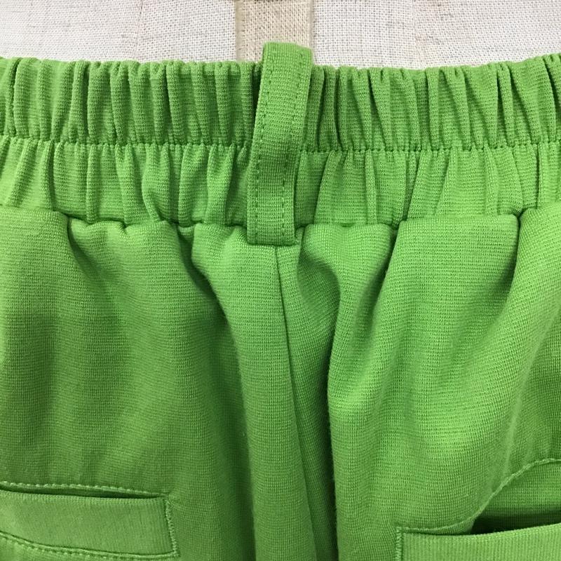 ローリーズファーム LOWRYS FARM パンツ スラックス LF522024AD センタープレスパンツ カジュアルパンツ ワイドパンツ ストレートパンツ L 無地 緑 / グリーン / レディース USED 古着 中古 10096190