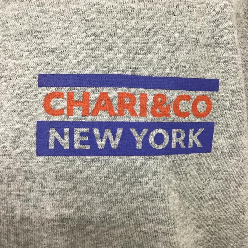 チャリアンドコー CHARI&CO Tシャツ 半袖 半袖カットソーTシャツ プリントTシャツ M プリント 灰 / グレー / メンズ USED 古着 中古 10096193